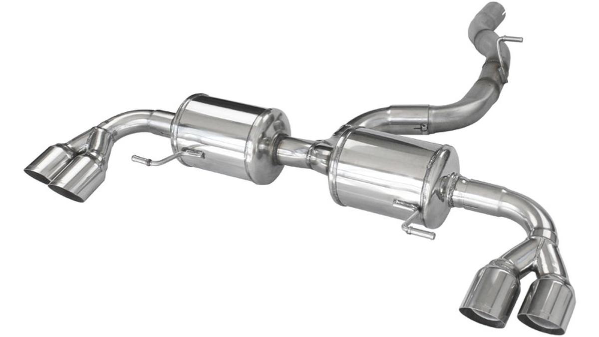 100%25+Inox+%C3%89chappement+Double+sur+mesure+pour+Audi+A1+%288X%29+S1+2.0+TFSI+231cv+Quattro+Sportback+2014-+2x80mm+Racing